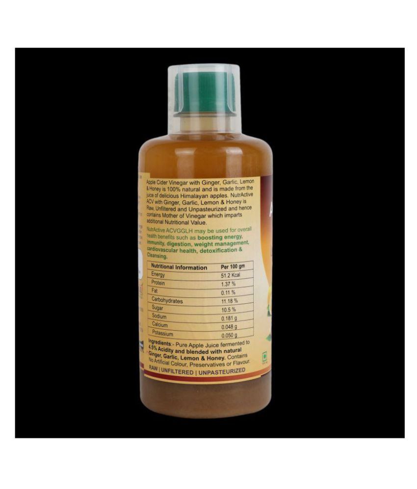 NutrActive ACV+Ginger+Garlic+Lemon+Honey Dressing 500 g Buy NutrActive