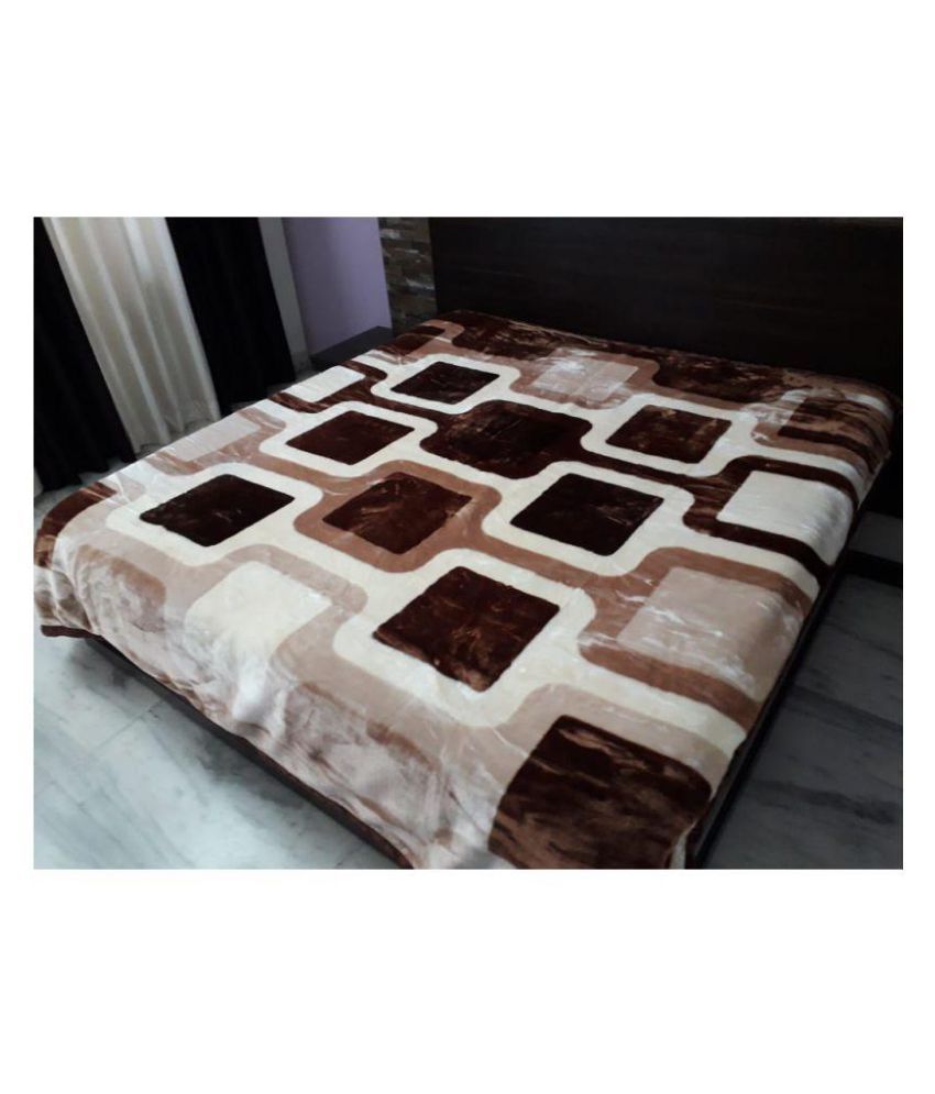 Gloria Double Polyester Abstract Blanket Buy Gloria Double Polyester