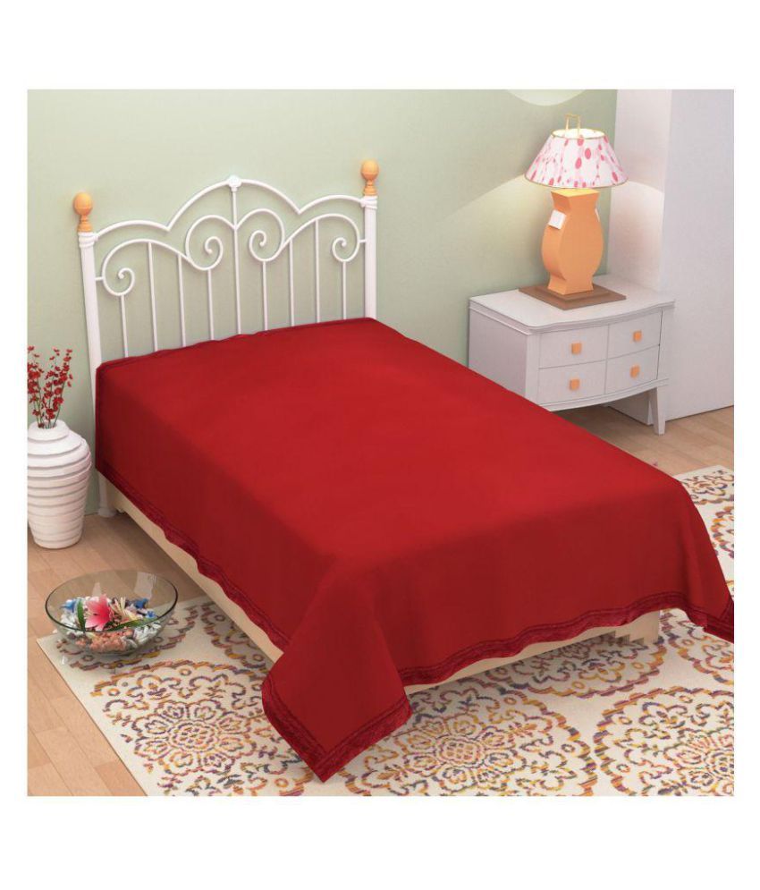 Azaani Single Poly Coral Plain Blanket - Buy Azaani Single Poly Coral ...