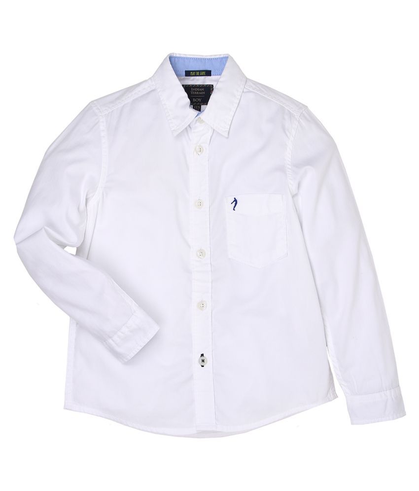Indian terrain white shirt Clearance