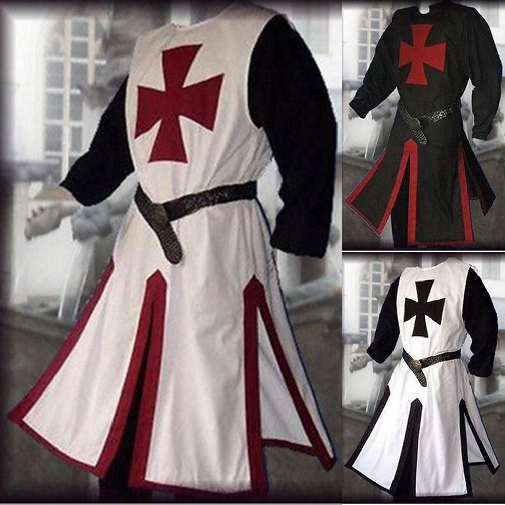 Medieval Templar Knight Crusader Surcoat Sleeveless Reenactment ...