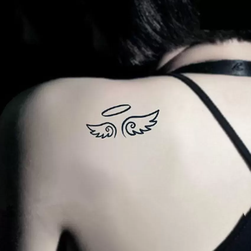 InkoTattoo  Temporary Tattoo  Angel Wings 1  INKOTATTOO