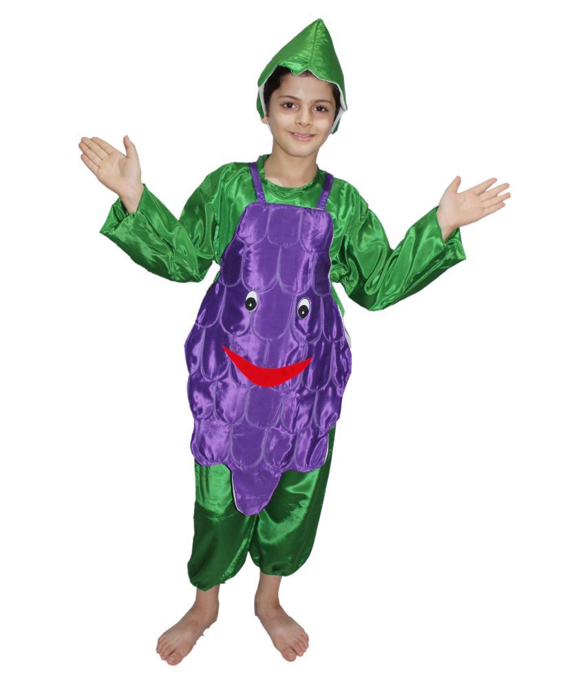     			Kaku Fancy Dresses Grapes Fruits Costume For Kids School Annual function/Theme Party/Competition/Stage Shows Dress