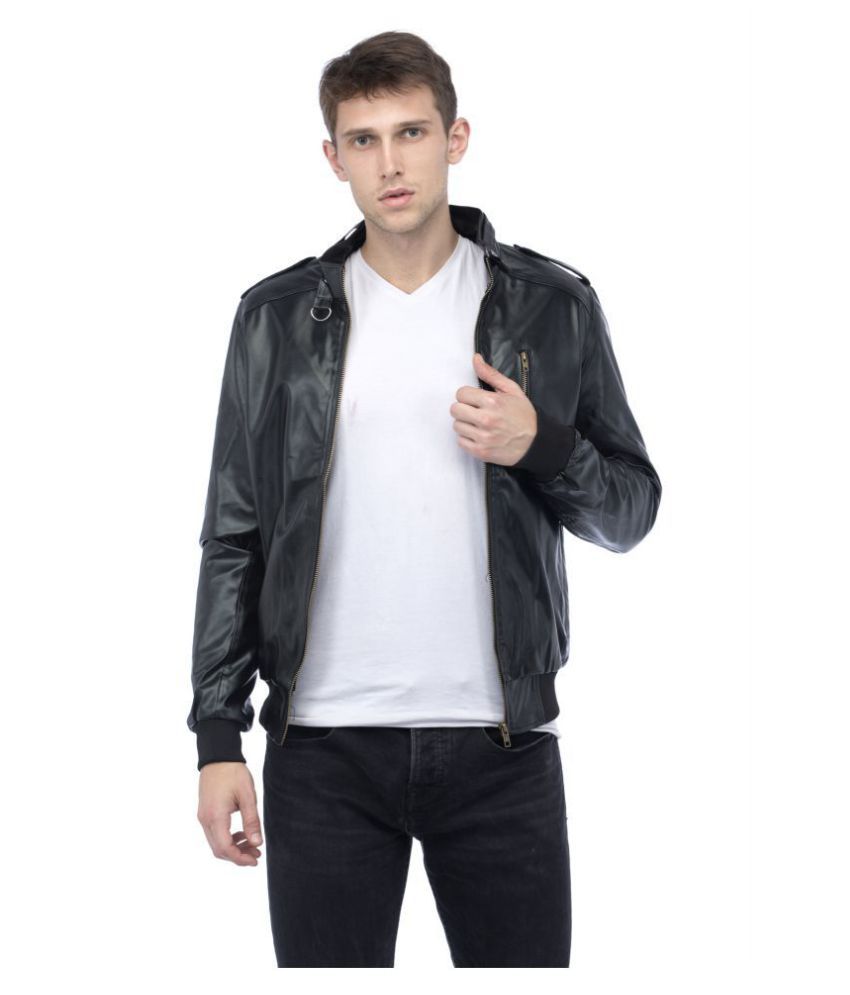leather jacket snapdeal