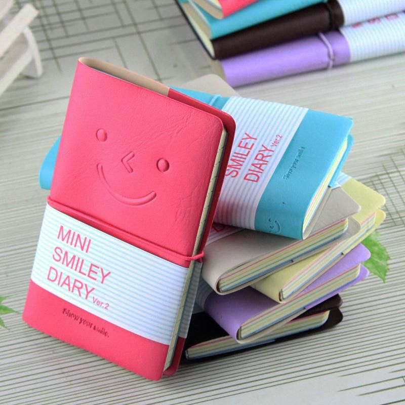Cute Charming Portable Mini Smile Smiley Paper Note Book by leading-star 
