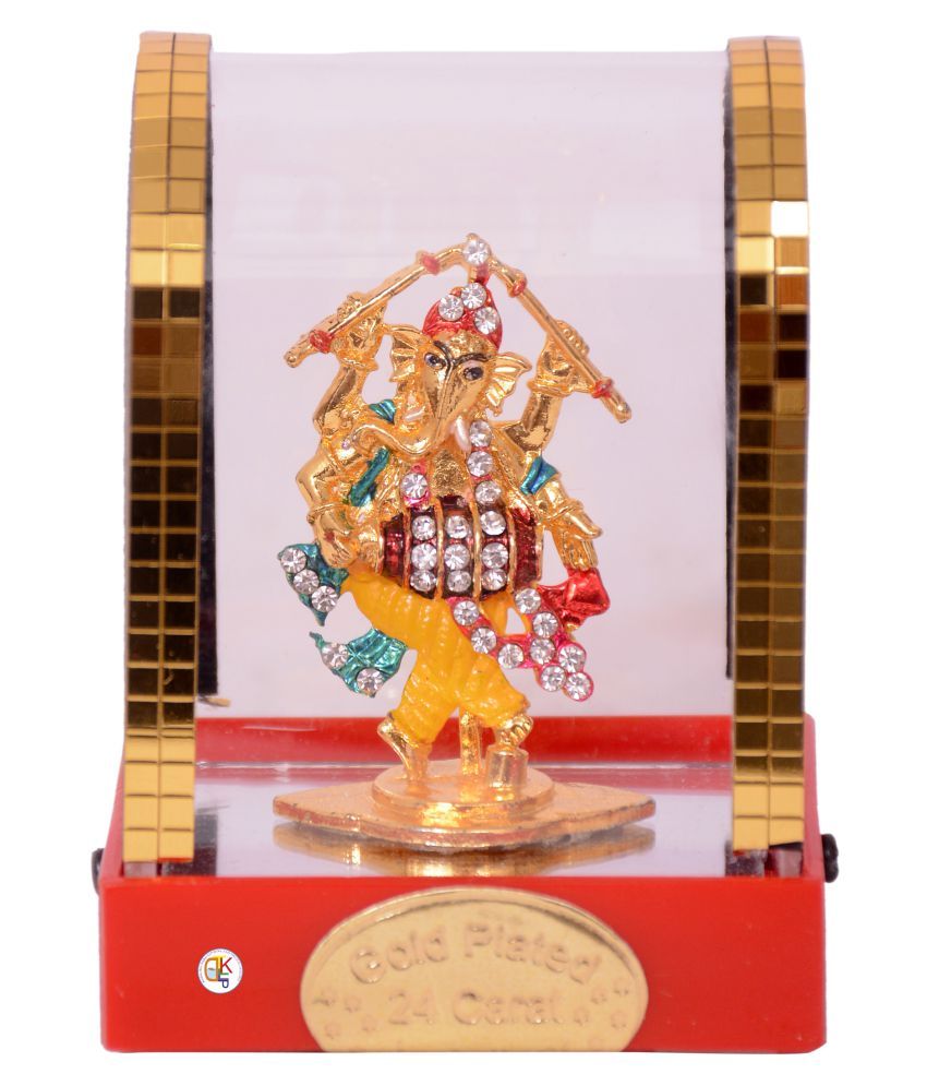 KDT Traditional Steel Ganesha Idol x cms Buy KDT Traditional Steel