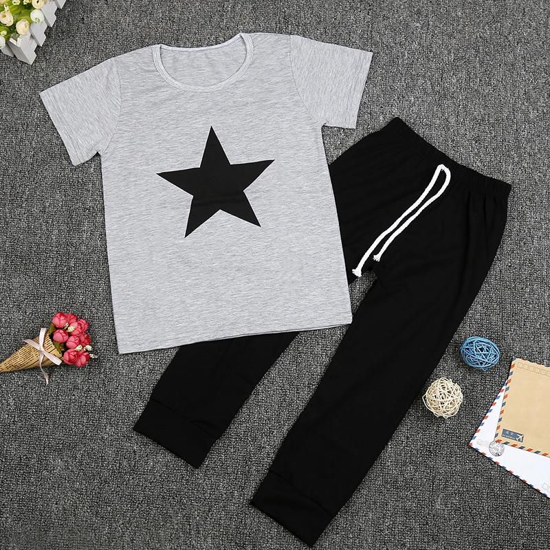 Baby Boys Summer Outfits Star Short 