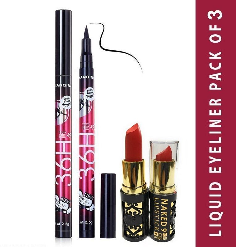 ADS 6180 Lipstick Pencil Eyeliner 36hr sketch pen eyeliner 2.1 gm Pack