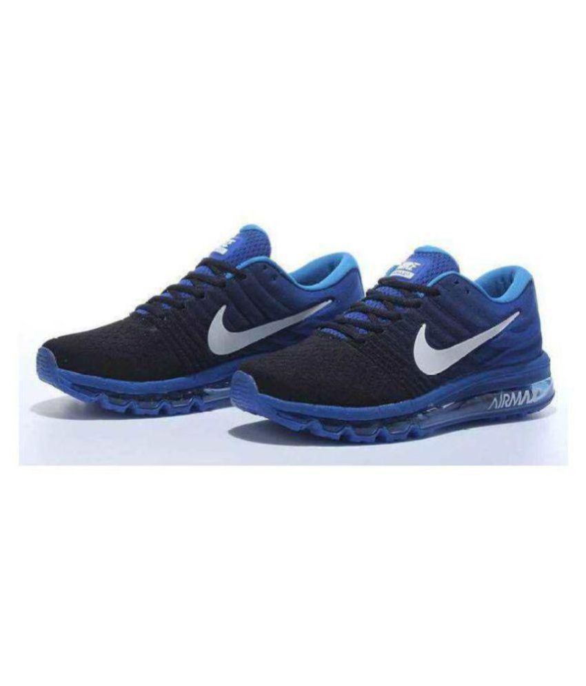 nike air max 2017 running shoes blue