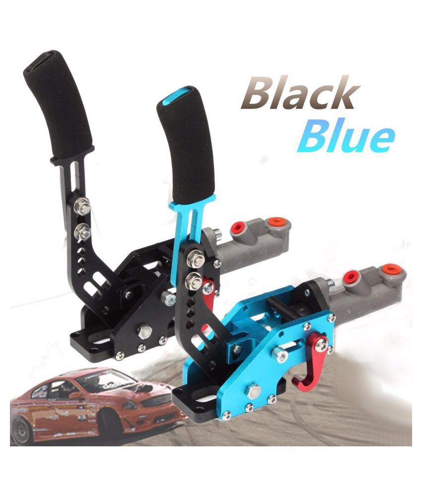 Universal Car Hydraulic Handbrake Racing Handbrake Drift Hand E Brake Parking Color Blue 