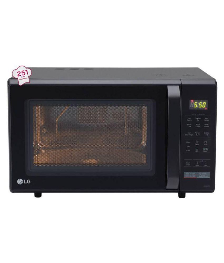 LG 27 to 32 Litres LTR MC2846BV Convection Microwave Black Price in
