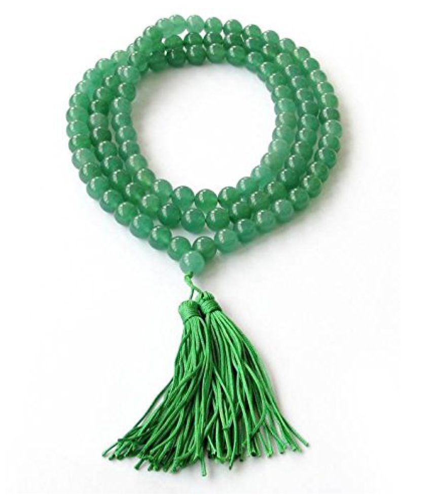     			Green Agate Mala