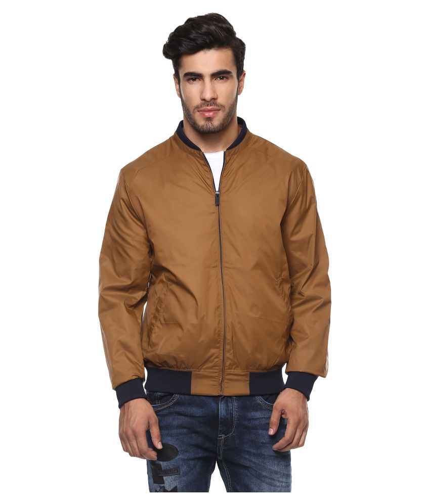 Mufti Brown Quilted & Bomber Jacket - Buy Mufti Brown Quilted & Bomber ...