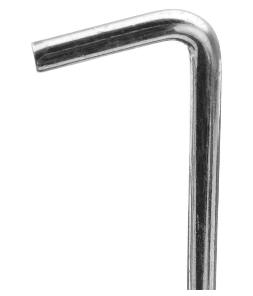 10pcs Sliver tent pegs Heavy Duty Steel Tent Pegs Camping Awning Metal