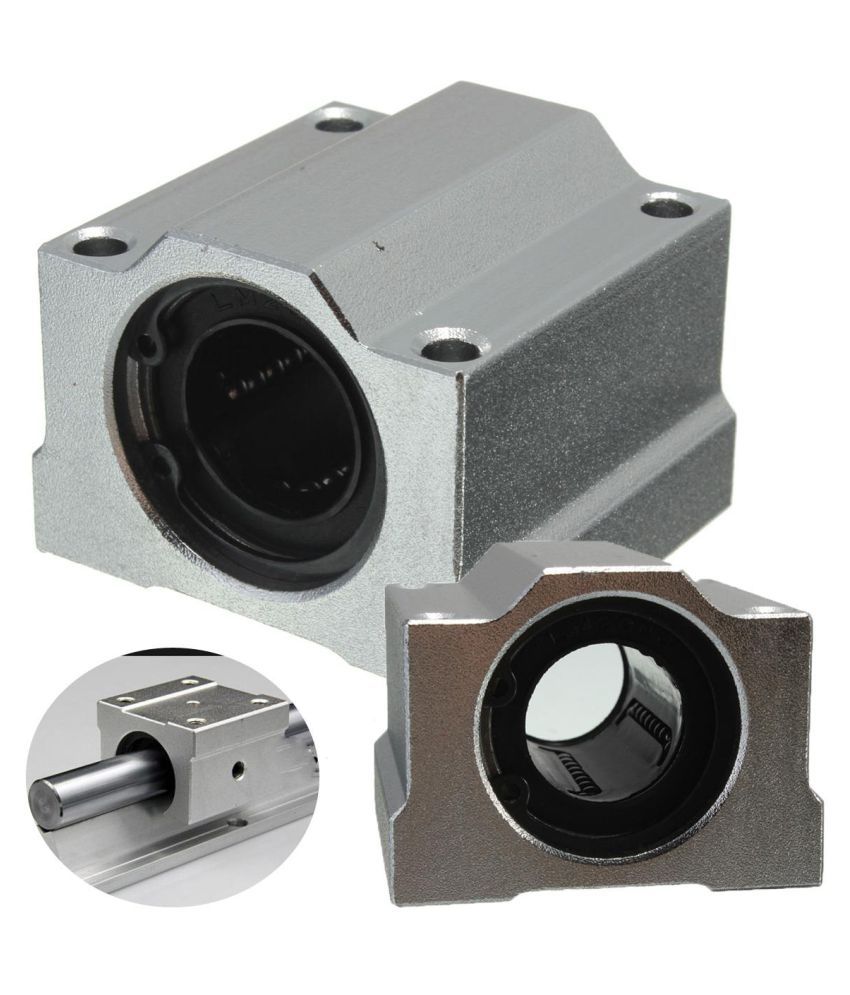 SC20UU Dia 20mm Alloy Aluminum Linear Bearing Ball Motion Slide Bushing