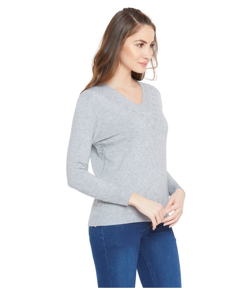 Buy Camey Woollen Grey Pullovers Online at Best Prices in India - Snapdeal