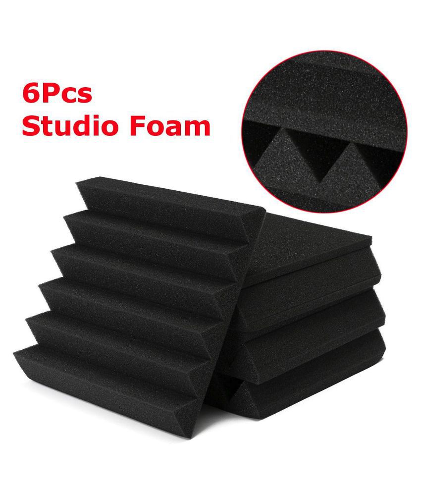 Buy 6PCS Acoustic Foam Soundproofing Absorbing Foam Sponge Studio Room ...