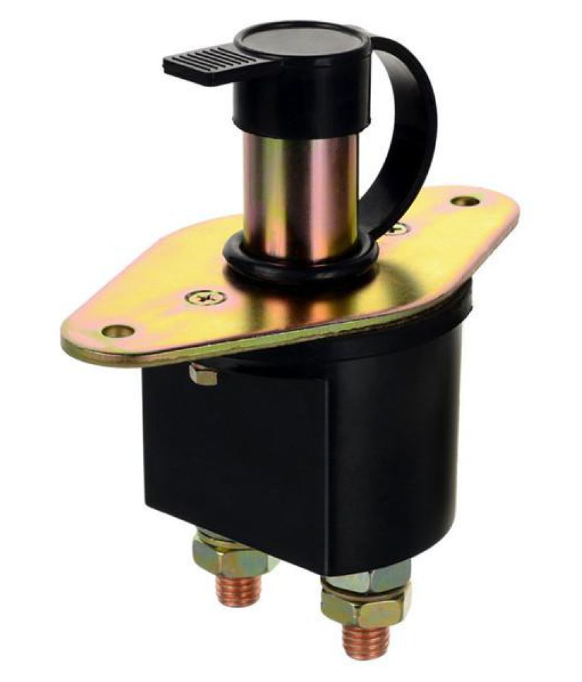 Battery Isolator Cut Off Power Kill Switch 250A 12/24V Key W/Waterproof