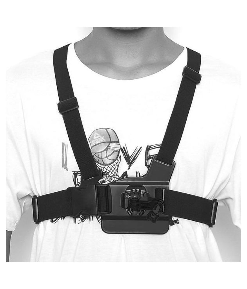 Chest Body Strap with 3way Adjustment Base for SJ4000 Gopro Price in