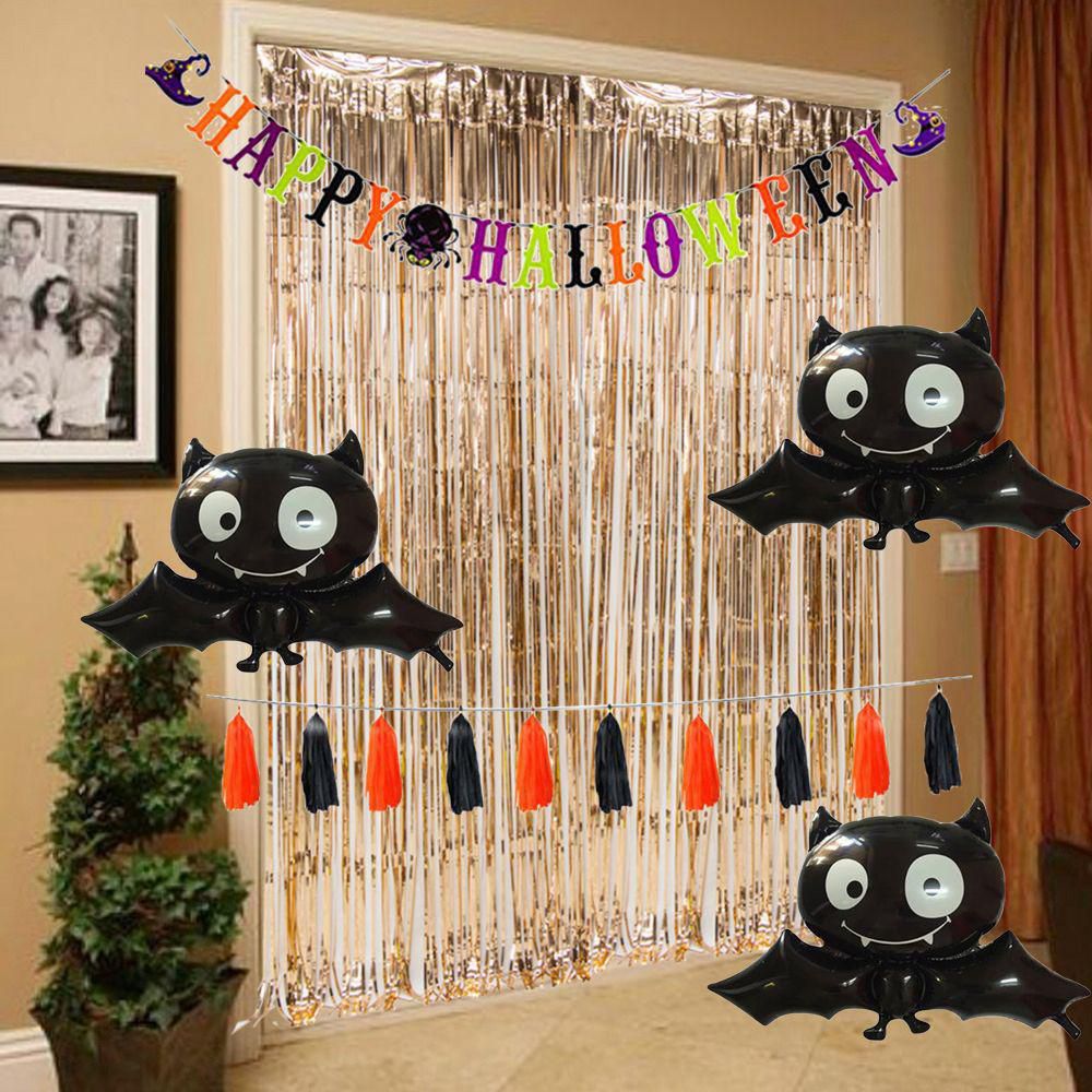 Funny Backdrop Party Flag Paper Garland Halloween Decor Hanging Decorations 