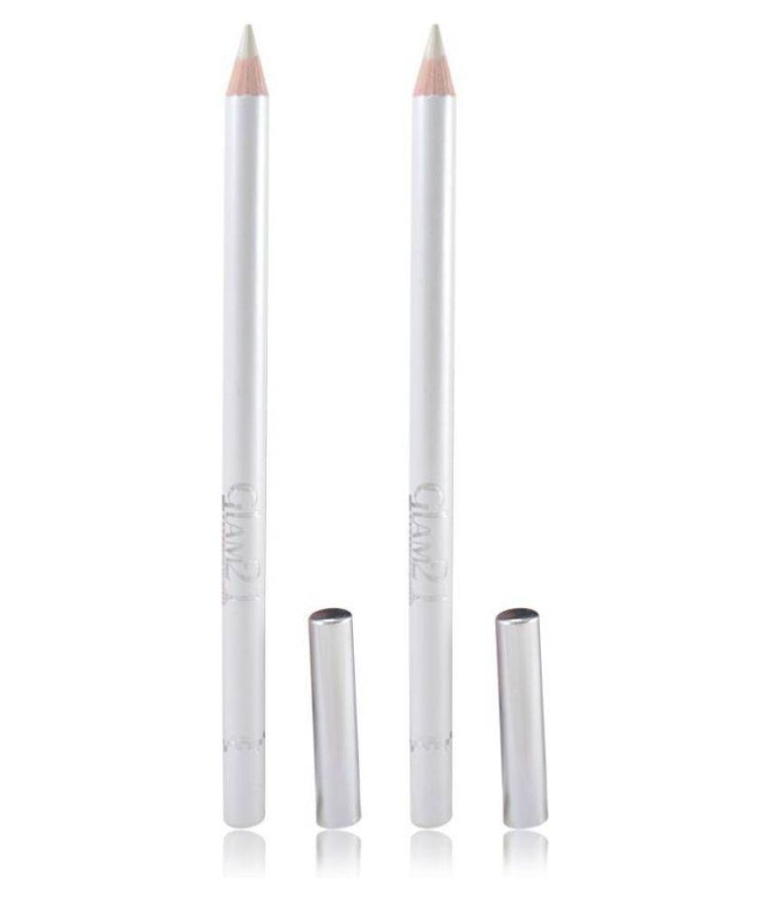 Glam 21 Lip Liner Pencil White White 2 gm Pack of 2