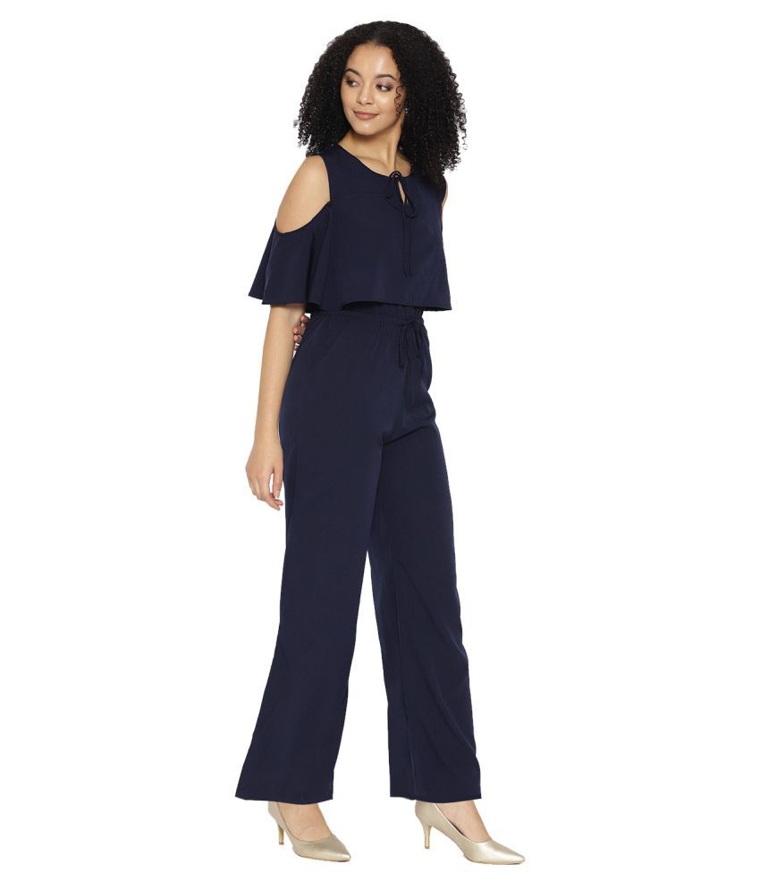 navy crepe jumpsuit