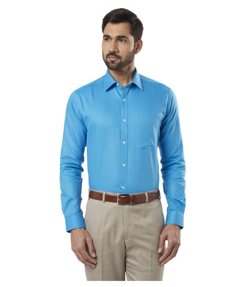 Raymond Blue Slim Fit Formal Shirt - Buy Raymond Blue Slim Fit Formal ...