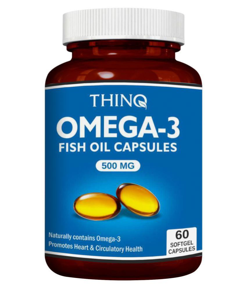 ThinQ Omega 3 Fish Oil Capsules 500mg Buy ThinQ Omega 3