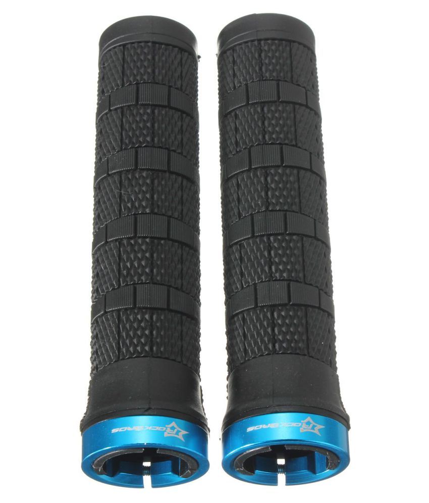 OUTERDO A Pair Handlebar Lockon Grips Rubber Cycling MTB Bike Bicycle