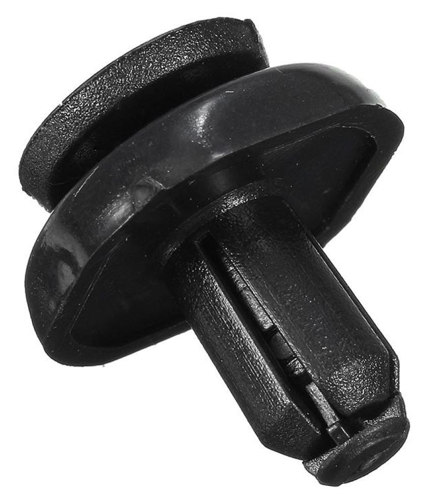 10Pcs 7mm Black Radiator Engine Trim Cover Clips For ToyotaAvensis