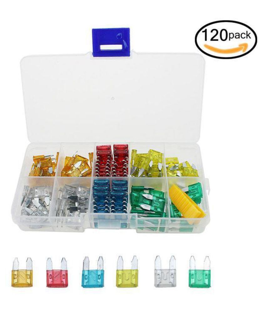 120pcs Mini Blade Fuse Assortment Set Auto Car Truck Fuse Box Buy