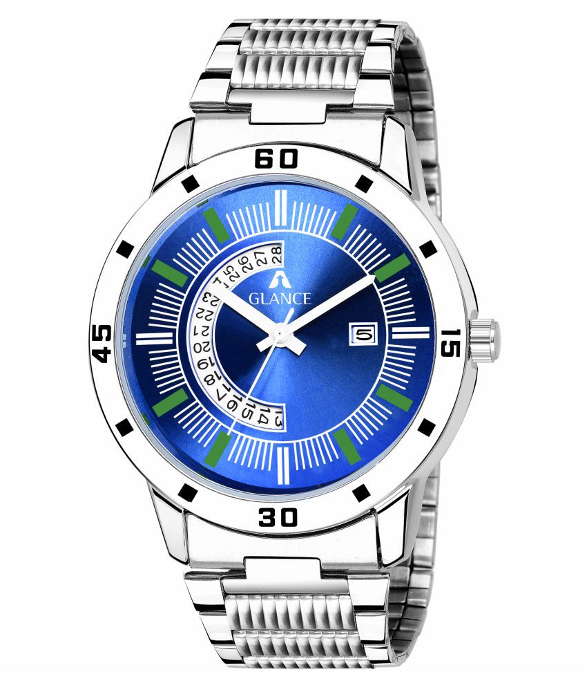    			Aglance 5050sm01 Stainless Steel Analog Men's Watch