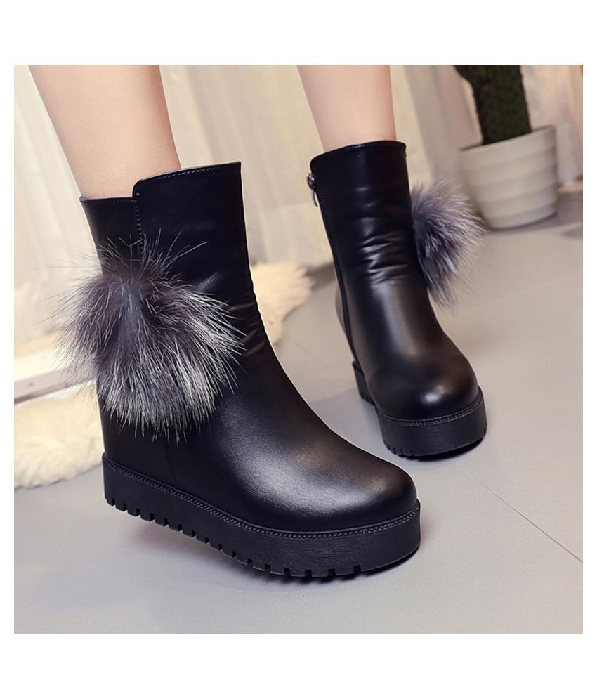 flat heeled ankle boots