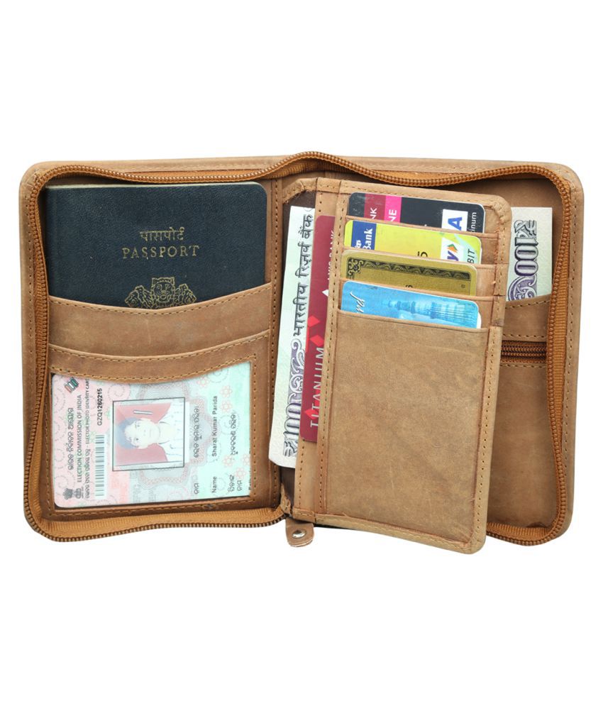 Style 98 Leather Tan Passport Holder - Buy Style 98 Leather Tan ...