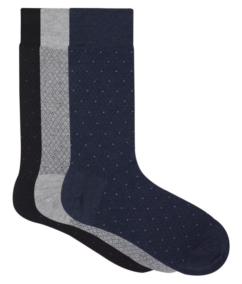 Balenzia Multi Mid Length Socks Pack of 3: Buy Online at Low Price in ...