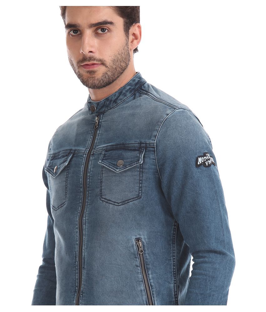 flying machine blue denim jacket