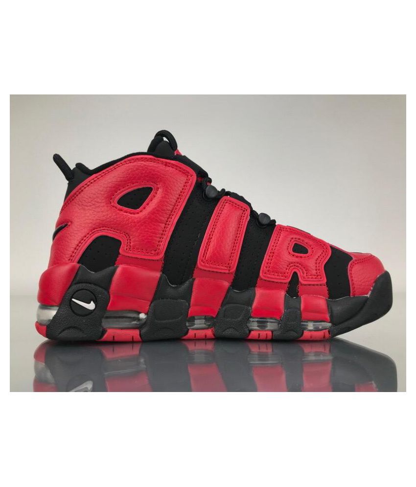 air uptempo black and red