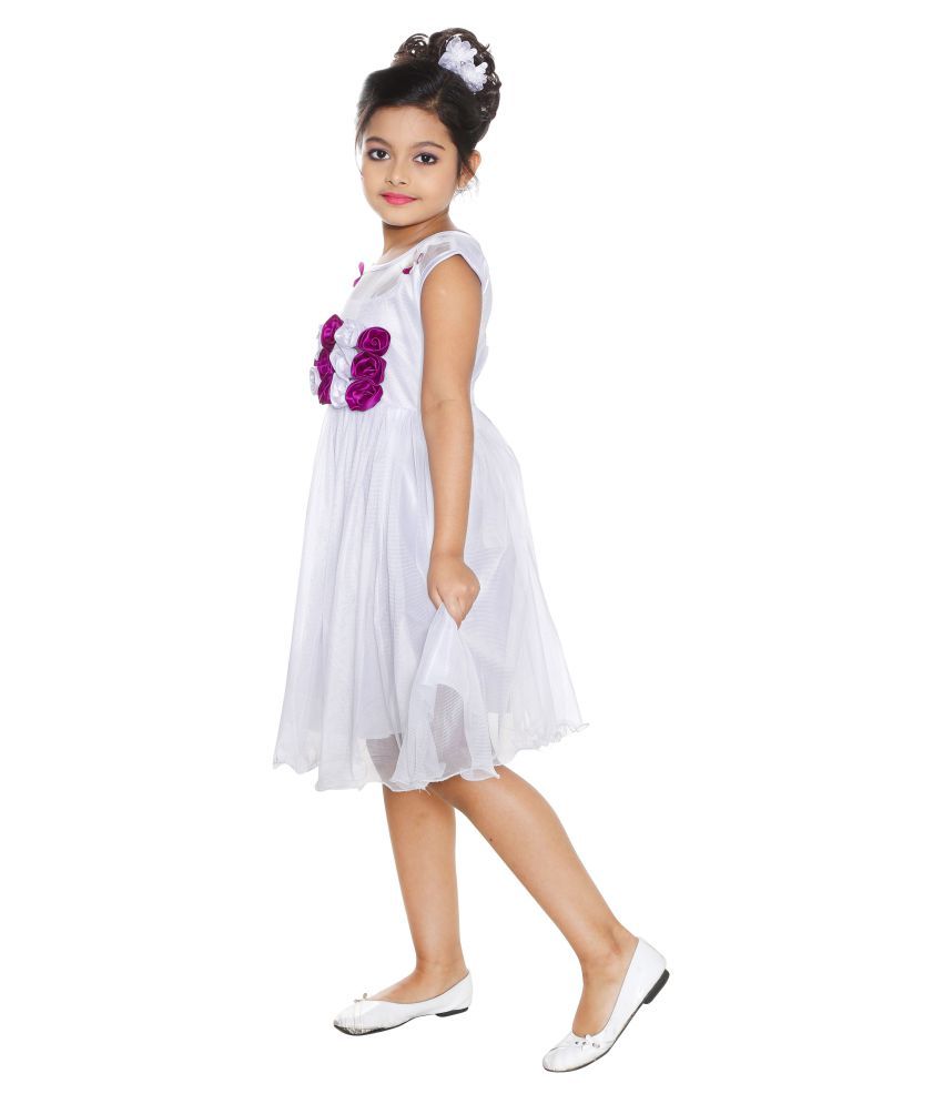 white frock net