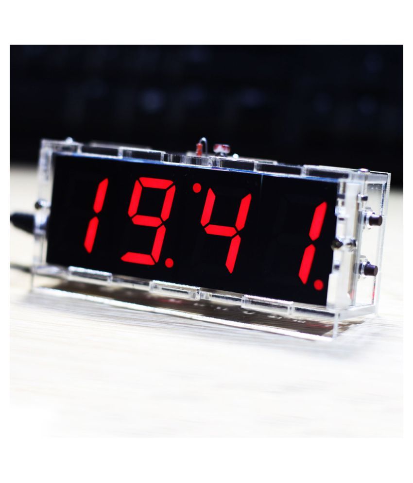Buy Westore Compact 4digit DIY Digital LED Clock Kit Light Control