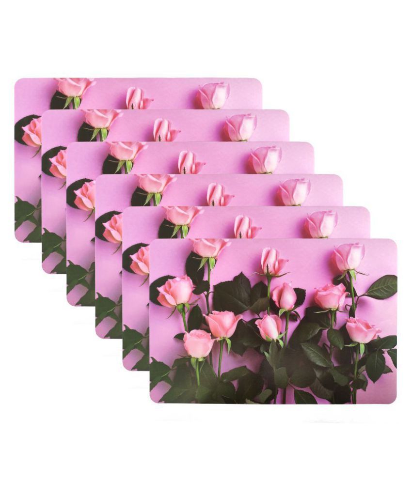     			Set of 6 PVC Table Mats