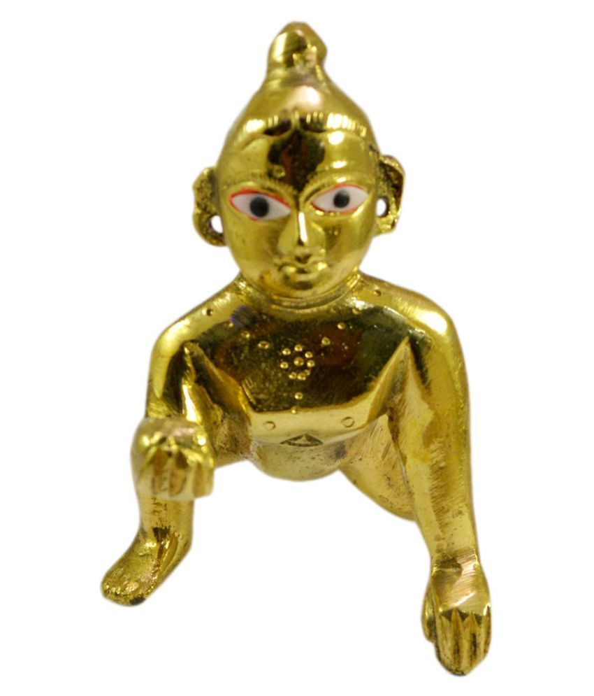 Bansiwal Laddu Gopal Brass Idol: Buy Bansiwal Laddu Gopal Brass Idol at ...