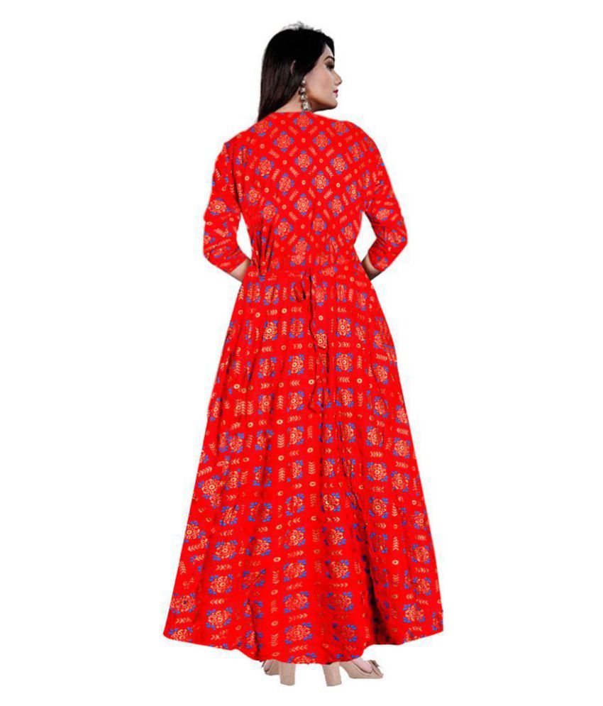 rayon full flair gown
