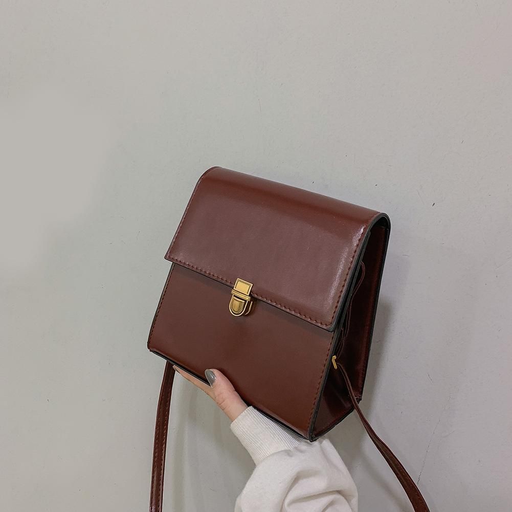 Leather 18AB-154A Vintage Messenger Bag 