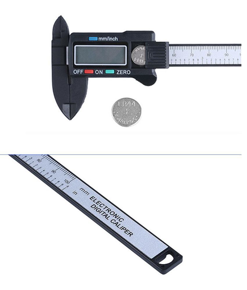     			LCD Digital Electronic Vernier Caliper Micrometer Measuring Gauge (Black)