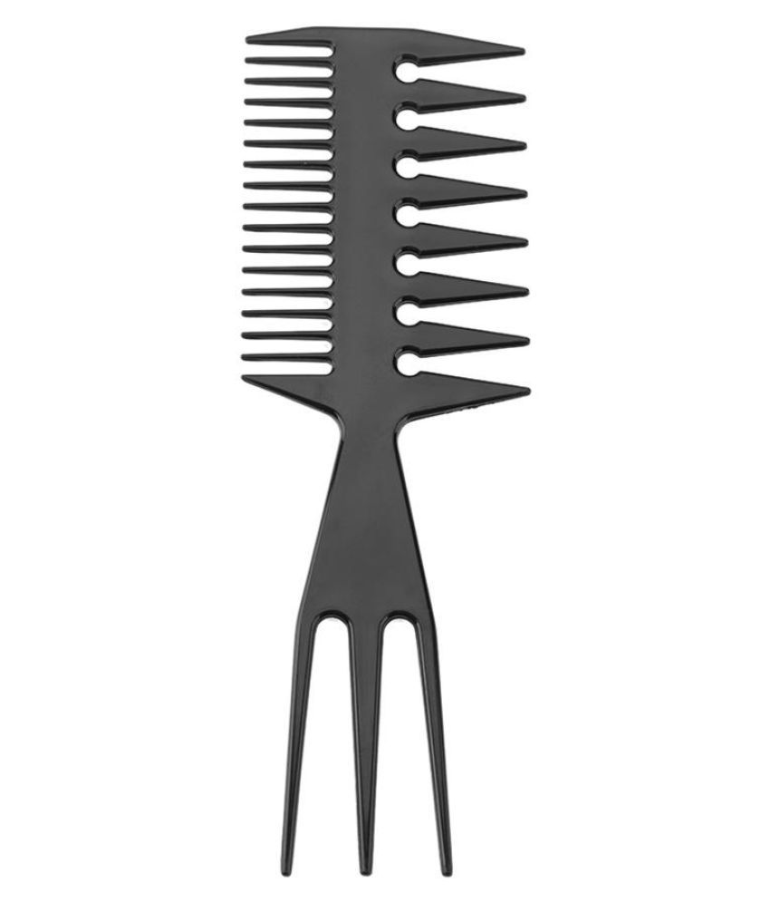 Black -sided Teeth Comb Fish Hair Comb for Salon Hairdressing Kit: Buy  Online at Low Price in India - Snapdeal