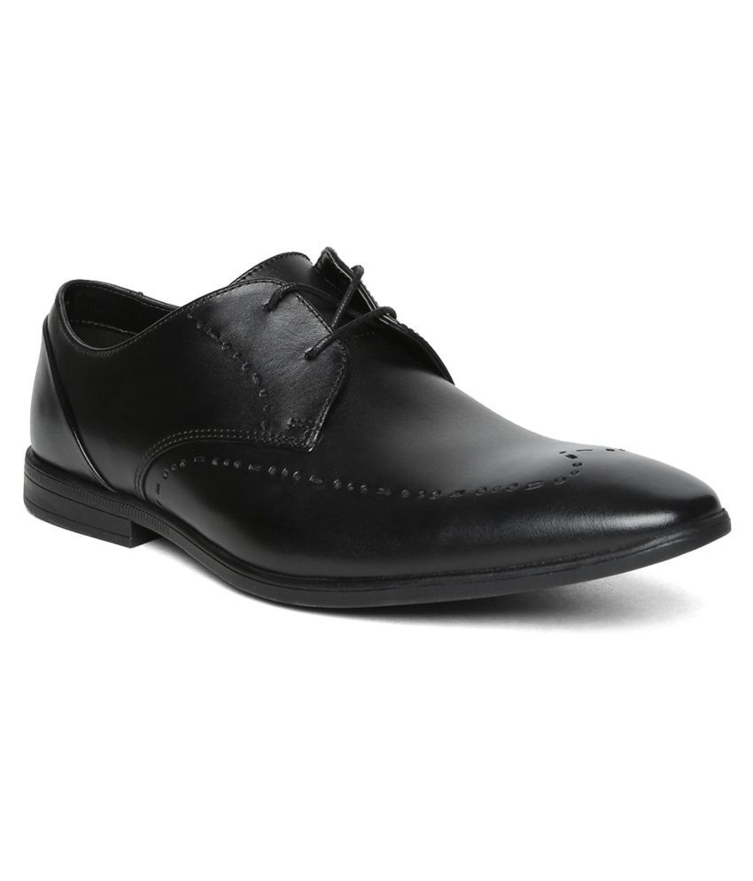 Clarks Derby Genuine Leather Black Formal Shoes Price in India- Buy ...