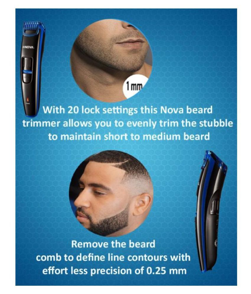 0.25 mm beard trimmer