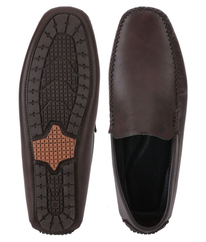 lee fox loafers black