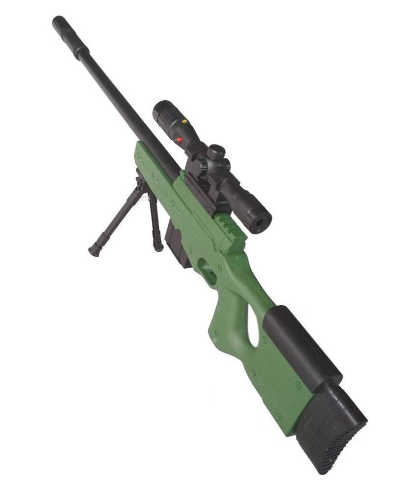 Fastdeal PUBG AWM Sniper Rifle Toy Gun with Laser Target 