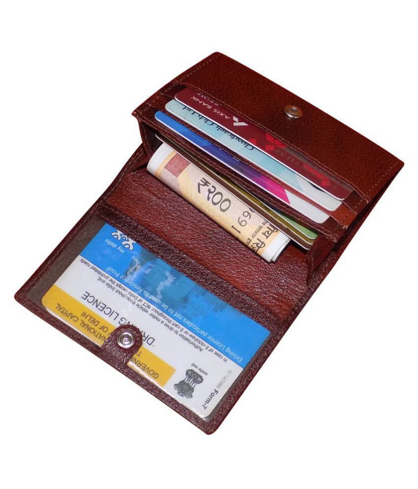     			Style 98 Bi-Fold Brown Card ATM Holder